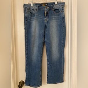 Lucky cropped jeans, size 10/30, super cute